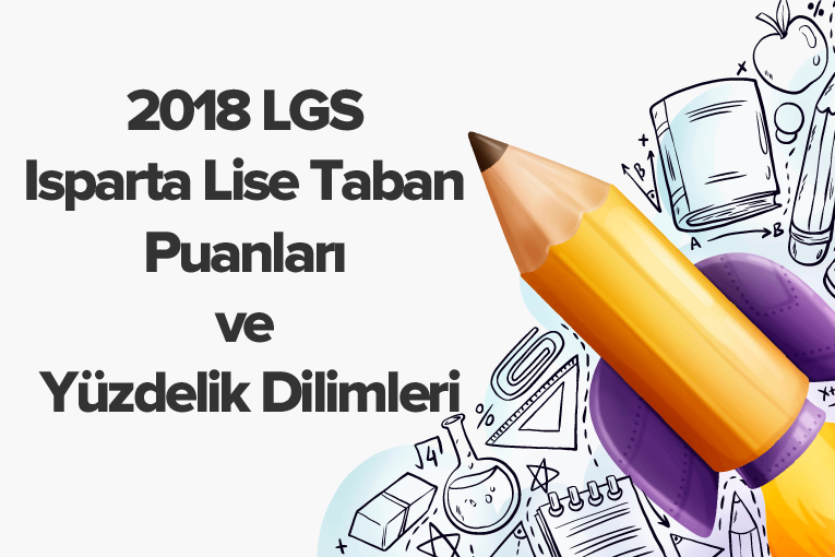 2018 LGS Isparta Lise Taban Puanları ve Yüzdelik Dilimleri